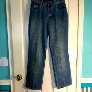 NY&Co EUC women’s size 10 sparkly jeans !